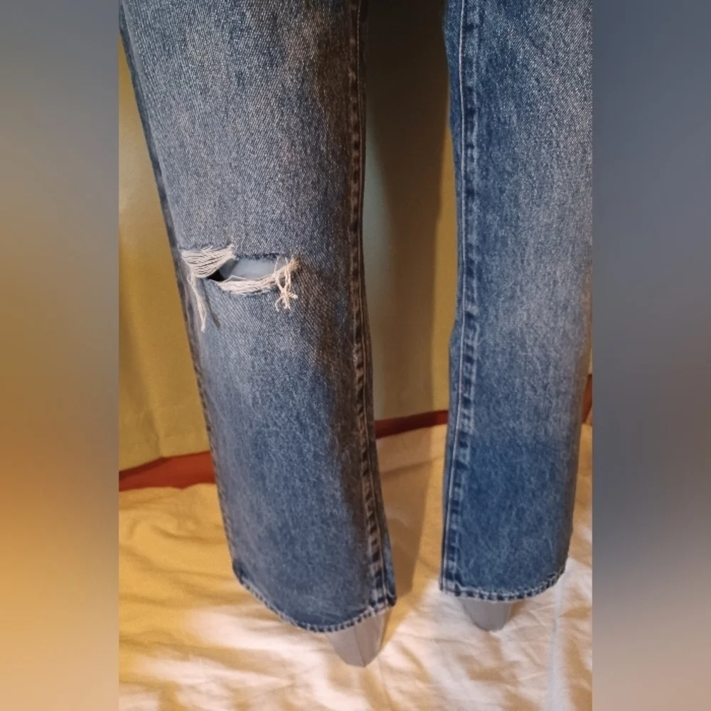 Gap 90s Button Fly Original Straight Leg Blue Denim Jeans